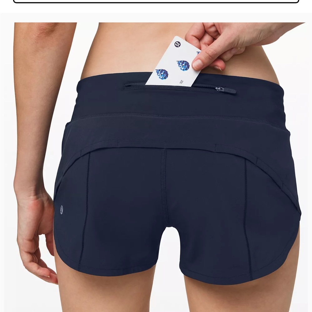 Spend Up LR Short 2.5” lined navy